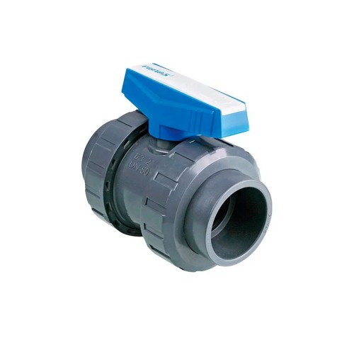 Кран шаровый соединение клей/клей ПВХ, d40 PN16 (202 00 040 2) Pimtas