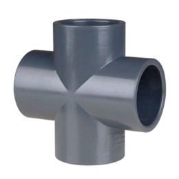 Крестовина под клей ПВХ, d50 PN16 (506 00 050 2) Pimtas